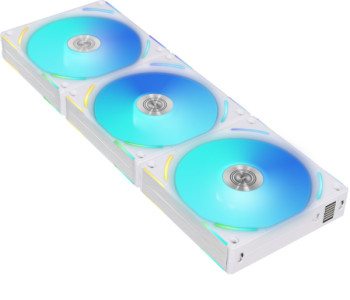 LIAN LI UNI FAN AL V2 120 ARGB Case Fan Triple Pack White