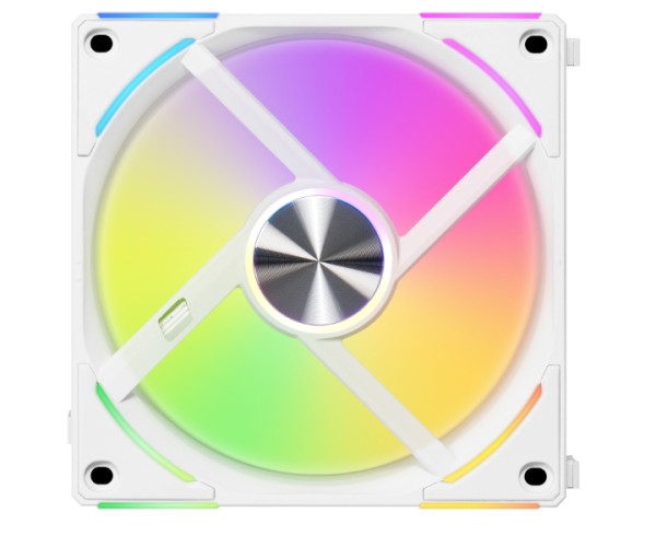 LIAN LI UNI FAN AL V2 120 ARGB Case Fan Triple Pack White