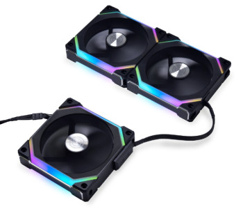 LIAN LI UNI FAN SL V2 120 ARGB Case Fan Triple Pack Black