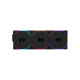 LIAN LI UNI FAN TL WIRELESS LCD 120 ARGB Triple Pack Black Case Fan