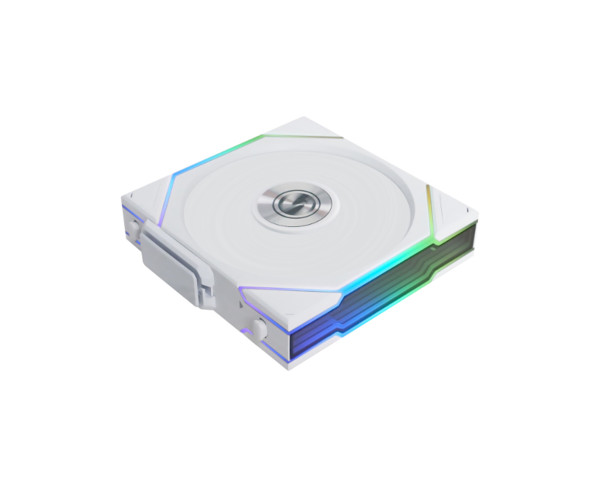 LIAN LI UNI FAN TL WIRELESS LCD 120 ARGB Triple Pack White Case Fan