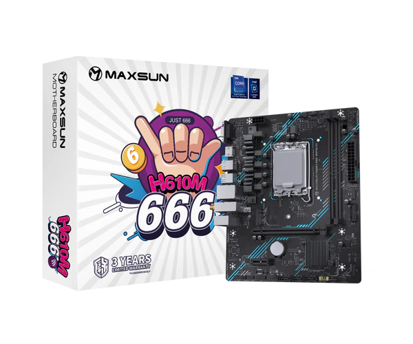 MAXSUN MS-H610M 666 WIFI6 D5 Motherboard