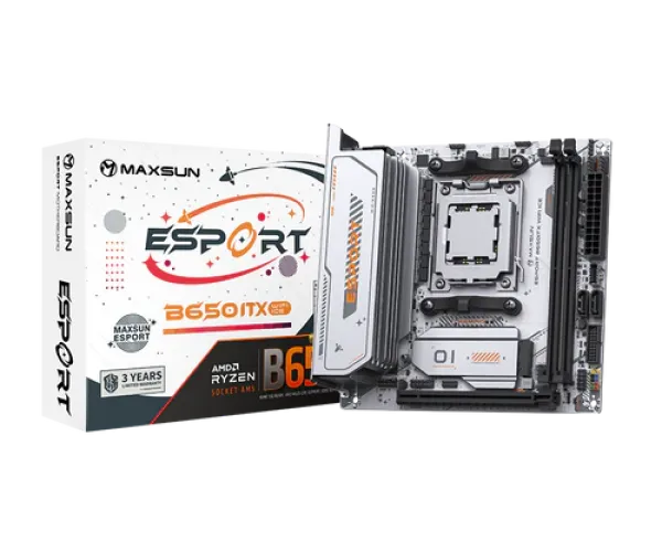 Maxsun eSport B650ITX WIFI ICE AMD Motherboard 