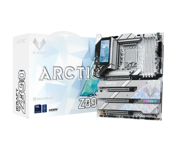 Maxsun iCraft Z890 Arctic Intel Motherboard