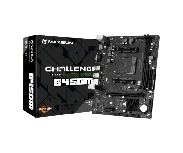 MAXSUN CHALLENGER B450M MICRO ATX MOTHERBOARD