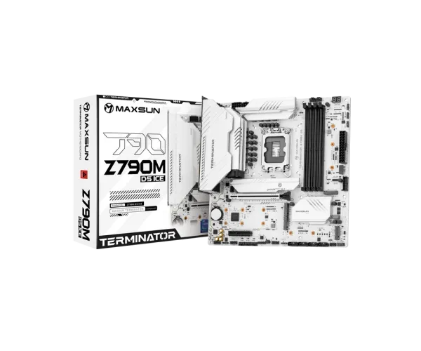 Maxsun Terminator Z790M D5 ICE DDR5 Intel Motherboard