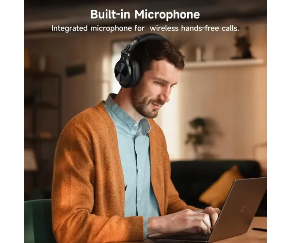 OneOdio Fusion A70 Black Wireless Over Ear Headphones