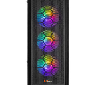 Pc Power PG-GC2302 BK Casing With 4 FANS and 550W PSU