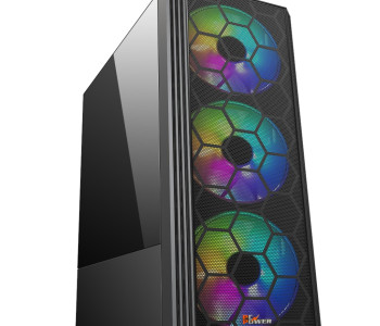 Pc Power PG-GC2302 BK Casing With 4 FANS and 550W PSU