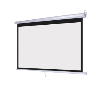Super View 70 Inch x 70 Inch Manual Wall Projector Screen With Gudder