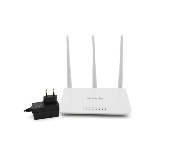 Tenda F3 300Mbps Wireless Router with 3 External Antennas 