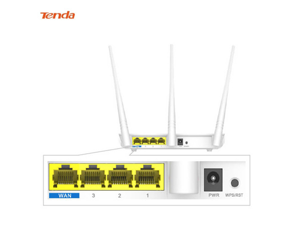 Tenda F3 300Mbps Wireless Router with 3 External Antennas 