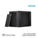 TOTEN 9U Wall Mount Server Cabinet (Glass Door)