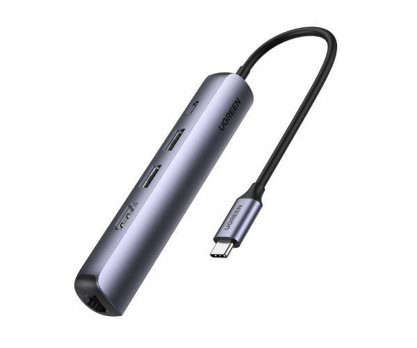 UGREEN 10919 TYPE-C TO HDMI+RJ45 LAN+USB3.0x2+PD
