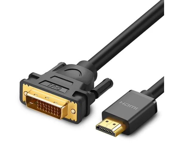 UGREEN 11150 HDMI TO DVI CABLE 1.5 METER BLACK 