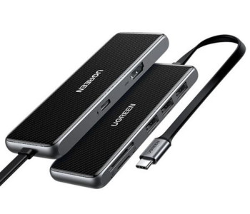UGREEN 70550 TYPE-C TO HDMI+USB3.0x3,+SDTF+USB-C PD