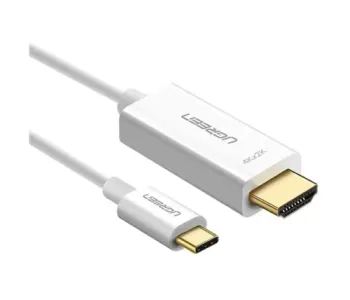 UGREEN 30841 TYPE-C TO HDMI CABLE 1.5M WHITE-MM121