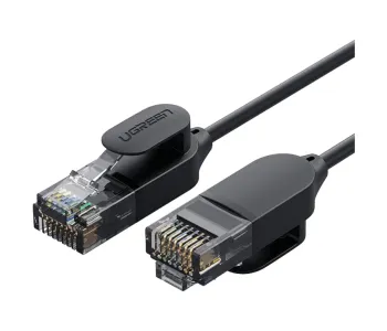 UGREEN 70334 CAT 6A 2M Black Pure Copper Ethernet Cable