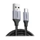 UGREEN 60126 USB-A 2.0 MALE To USB-C Male Cable 1M (BLACK)