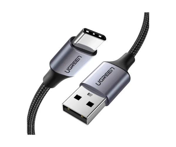UGREEN 60126 USB-A 2.0 MALE To USB-C Male Cable 1M (BLACK)