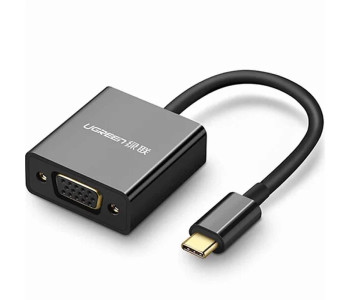 UGREEN 50250 TYPE-C TO VGA CONVERTER (BLACK)