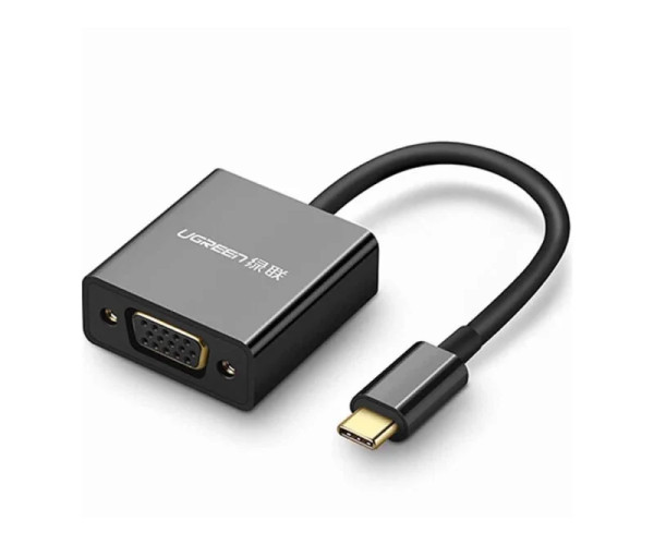 UGREEN 50250 TYPE-C TO VGA CONVERTER (BLACK)