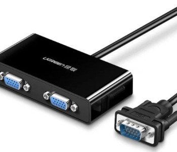 UGREEN 40254 1×2 VGA SPLITTER Black