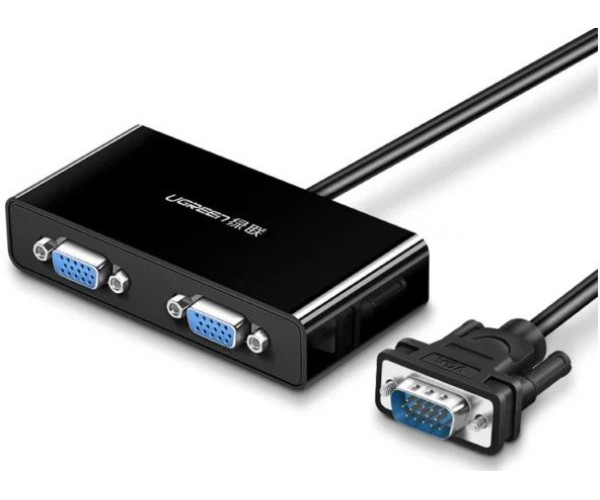 UGREEN 40254 1×2 VGA SPLITTER Black