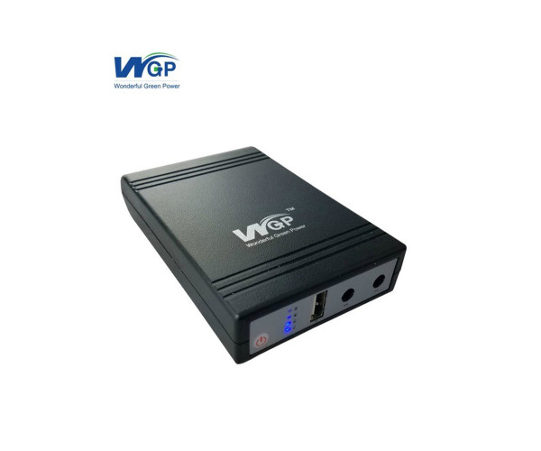 WGP 10400mAh Mini UPS for wifi router USB 5V, DC 12V+12V, 1A