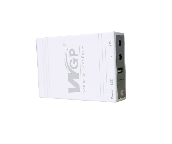 WGP 10400mAh Mini UPS for wifi router 5V+9V+12V, 1A 