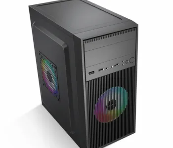 Wintech PRO BOX MESH V1 BK Mini Tower Desktop Case With PSU