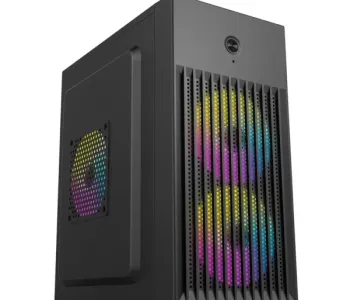 Wintech PRO BOX MESH V2 BK Mini Tower Black Micro-ATX Desktop Case With PSU