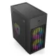 Wintech PRO BOX MESH V2 BK Mini Tower Black Micro-ATX Desktop Case With PSU