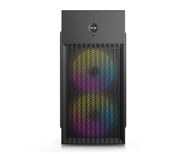 Wintech PRO BOX MESH V2 BK Mini Tower Black Micro-ATX Desktop Case With PSU