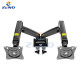 ZENO M10D/B 17-32 Inch Double Arm Gas-Strut Desktop Monitor Stand 