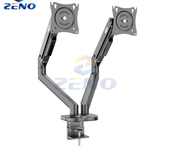 ZENO M8D/B 17-32 Inch Double Arm Gas-Strut Desktop Monitor Stand