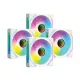 PC POWER IRISH INFINITY WH 4 IN 1 ARGB FAN F40