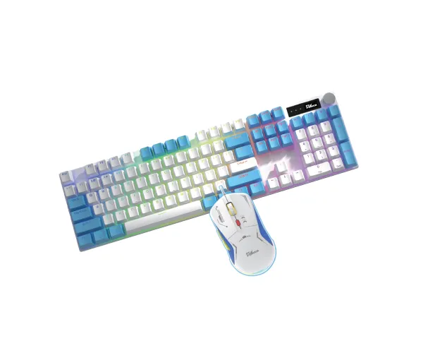 PC POWER FURY COMBO WH RGB GAMING KEYBOARD AND MOUSE 