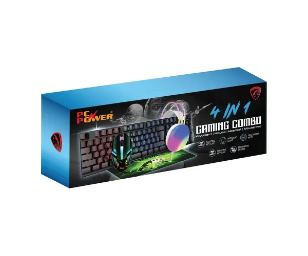 PC POWER PGC800 4 IN 1 GAMING COMBO