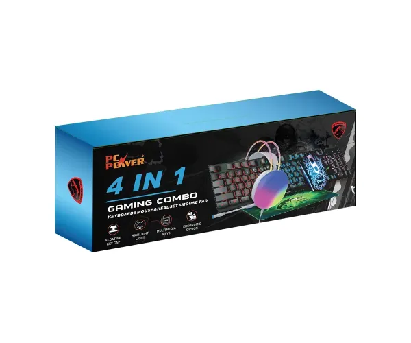 PC POWER PGC900 4 IN 1 GAMING COMBO