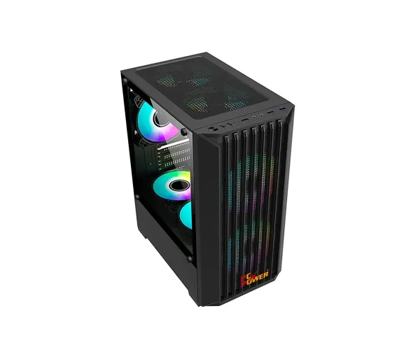 PC POWER DARK BREEZE MESH GAMING CASING BK