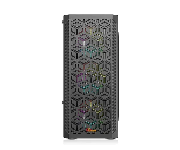PC Power Hex Mesh BK M-ATX Gaming Casing