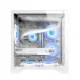 PC POWER ICE CUBE WH M-ATX GAMING CASING (5 X ARGB FAN)