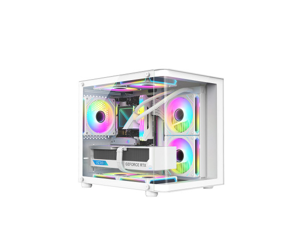 PC Power Icecube Edge Infinity WH Gaming Casing