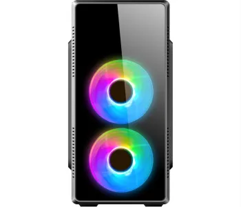 PC POWER PULSE FIRE X2 CASING WITH 3 FANS and 200W POWER SUPPLY