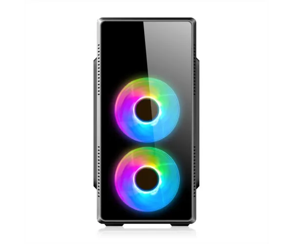 PC POWER PULSE FIRE X2 CASING WITH 3 FANS and 200W POWER SUPPLY