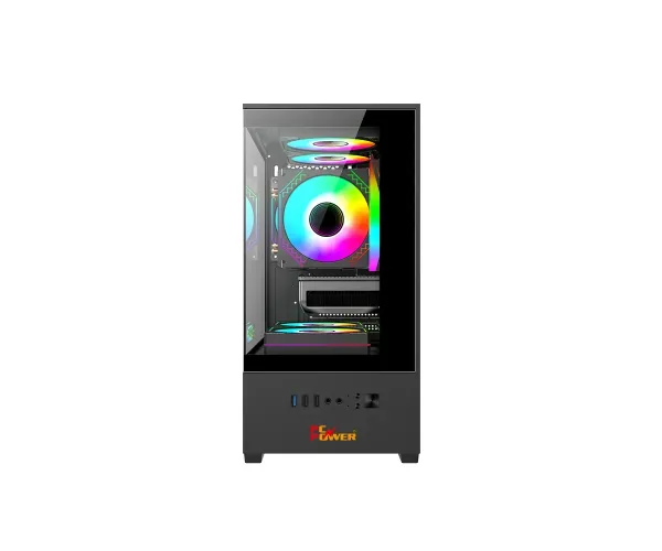 PC Power River View BK M-ATX Gaming Casing