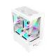 PC Power River View WH M-ATX Gaming Casing With 5 ARGB Fan and 350W PSU