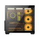 PC POWER DARK WOOD Casing With 10 FANS 