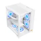PC POWER ICE CUBE WH M-ATX GAMING CASING (5 X ARGB FAN)